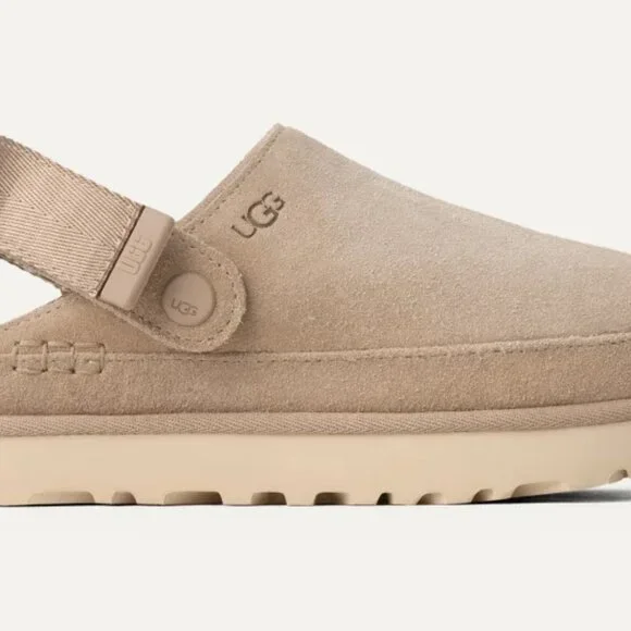 UGG Women's Goldenstar Slingback Clog Flats Sand Color NWB Size 9 - Picture 6 of 11